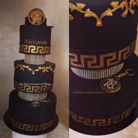 Versace eighteen birthday cake 